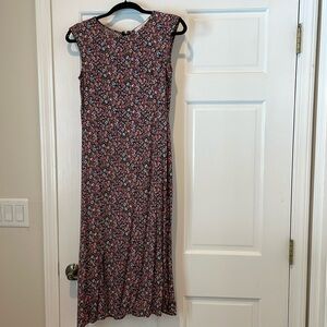 Loft floral midi dress